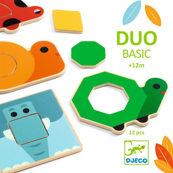 DJECO Vkládací puzzle DuoBasic