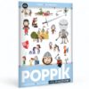 POPPIK Samolepkový plakát Rytíři