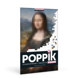 POPPIK Samolepkový plakát DA VINCI (Mona Lisa)